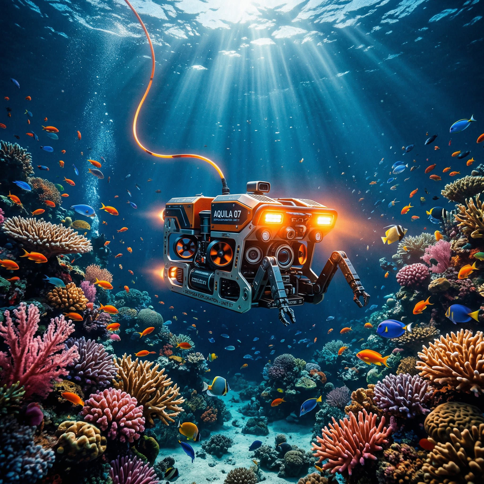 Underwater ROV exploration